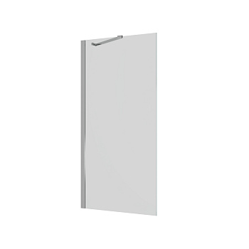 Душевая шторка на ванну Ambassador Bath Screens 16041103 80х140 стекло прозрачное профиль хром ориентация универсальная